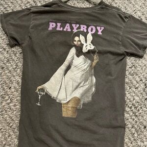 VINTAGE Playboy Charcoal Cotton Tee